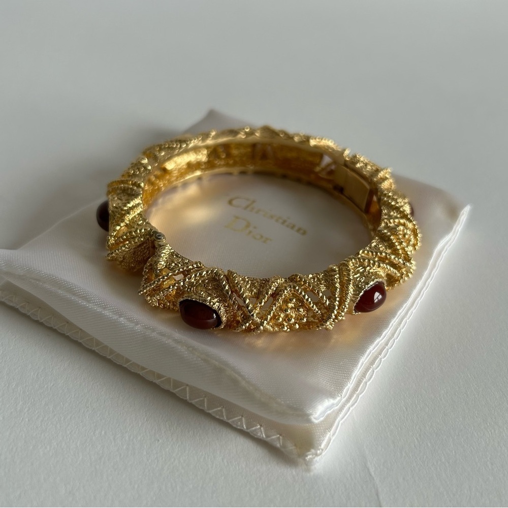 Vintage Christian Dior Henkel Grosse 60's Bangle Bracelet